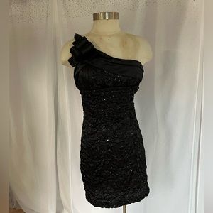 Black sequin dress size 4